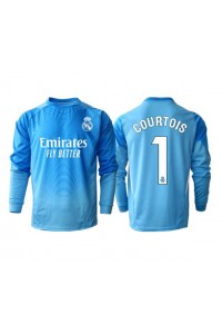 Fotbalové Dres Real Madrid Thibaut Courtois #1 Brankářské Domácí Oblečení 2025-26 Dlouhý Rukáv